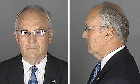 Public pervert, er, servant Larry Craig