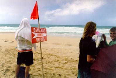 dangerous current warning