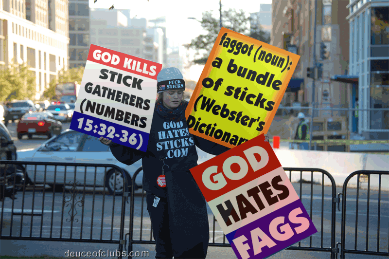 What Westboro Baptist Church means by GOD HATES FAGS